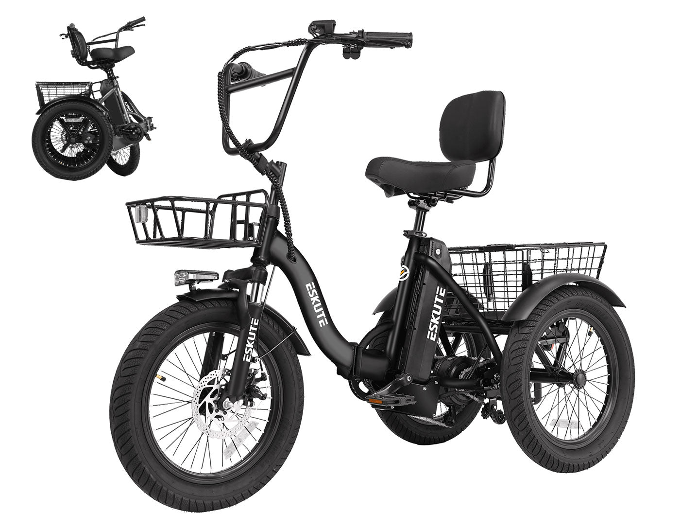 Tricycle électrique pliable Eskute® T300