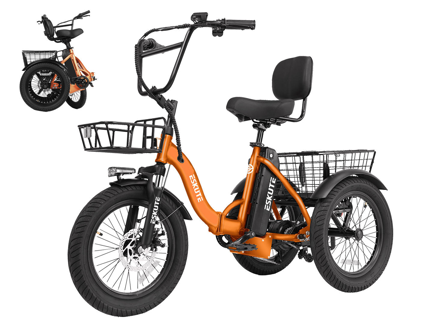 Tricycle électrique pliable Eskute® T300