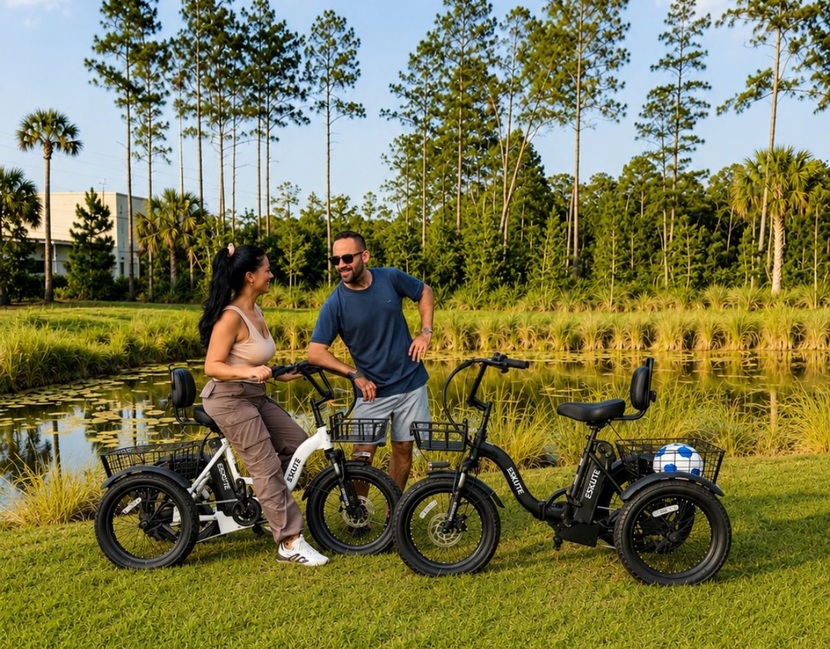 Eskute® T300 Folding Electric Trike