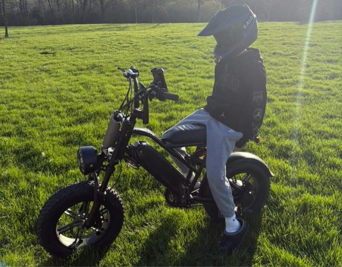 Eskute® V100 16*4.0" Electric Bike for Kids &Teens